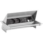 Bachmann 900.407 CONEO Set Einbaurahmen u.4-fach Steckdosenleiste (900.407)