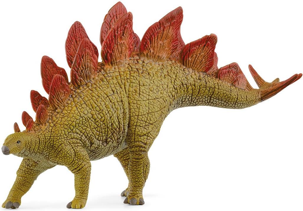 schleich Dinosaurs Stegosaurus. Empfohlenes Alter in Jahren (mind.): 4 Jahr(e), Produktfarbe: Grün, Rot (15040)