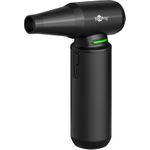 Goobay Staubgebläse Superior schwarz - Reinigungsset inkl. 8 Aufsätze und 3 Bürsten 130 (77831)