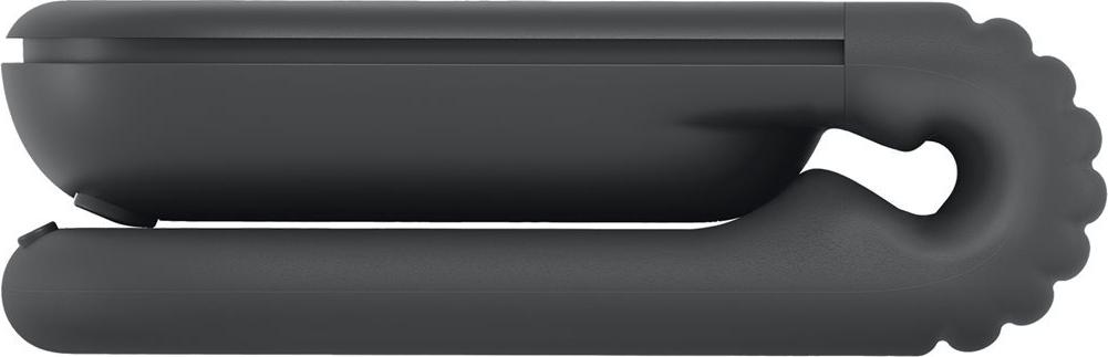 Logitech Mobi Fold Kabellose Bluetooth-Maus faltbar 4 Tasten 4000 DPI USB-C Graphit