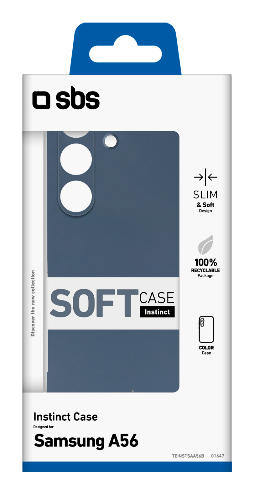 SBS Instinct Cover für Samsung Galaxy A56 Blau