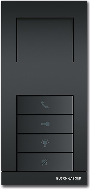 Busch-Jaeger 2CKA008300A0325. Übertragungstechnik: Verkabelt, Module Menge (max): 1 Modul(e), Zertifizierung: CE. Produktfarbe: Anthrazit, Platzierung: Wand. Breite: 81 mm, Tiefe: 22 mm, Höhe: 175 mm (2CKA008300A0325)