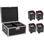 EUROLITE Set 4x AKKU UP-4 Entry QCL Spot + Case (20000934)