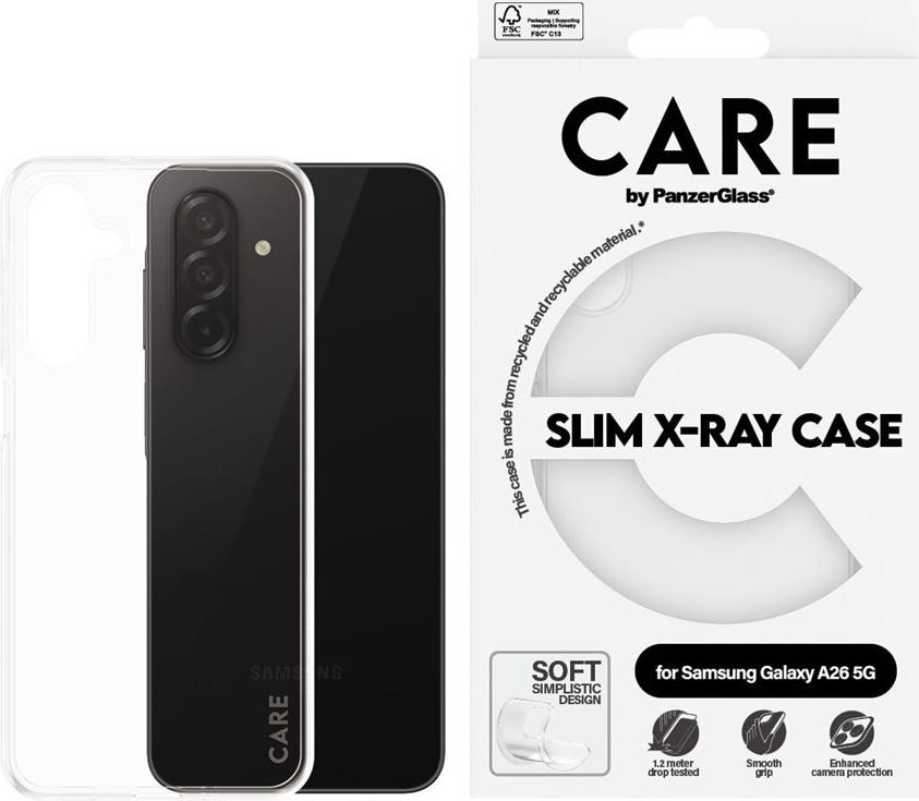 PanzerGlass CARE Fashionable Case Clear X-Ray Soft Basic Galaxy A26 5G (CRRFAXRG38541)