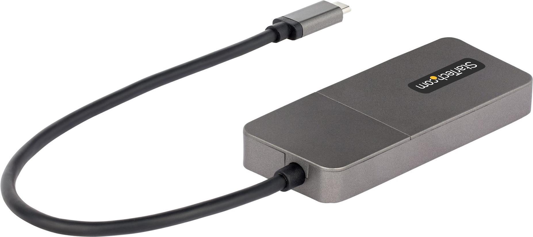 StarTech.com 3-Port USB-C MST Hub, USB Type-C to 3x HDMI Multi-Monitor Adapter for Laptop, Triple HDMI up to 4K 60Hz w/ DP 1.4 Alt Mode and DSC, HDR, 1ft (30cm) Cable, USB Bus-Powered (MST14CD123HD)