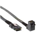 InLine® Mini SAS HD Kabel, SFF-8643 gewinkelt zu SFF-8087, mit Sideband, 1m (27629B)