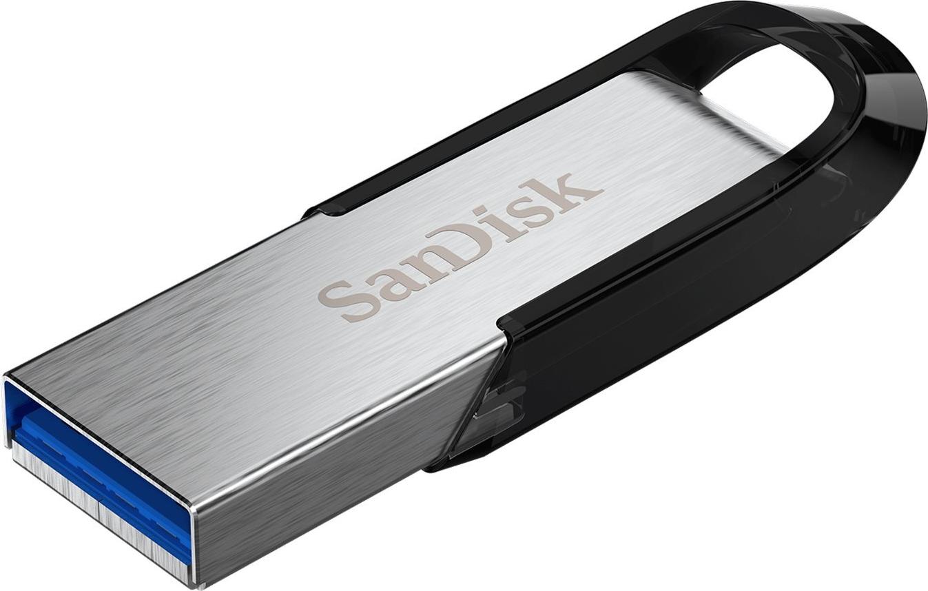 SanDisk Ultra Flair USB-Stick 128 GB USB 3.0 Schwarz, Silber