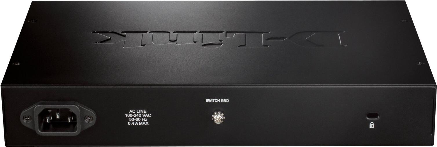 D-Link DGS-1016D 16-Port Gigabit Unmanaged Switch Schwarz, Metallisch