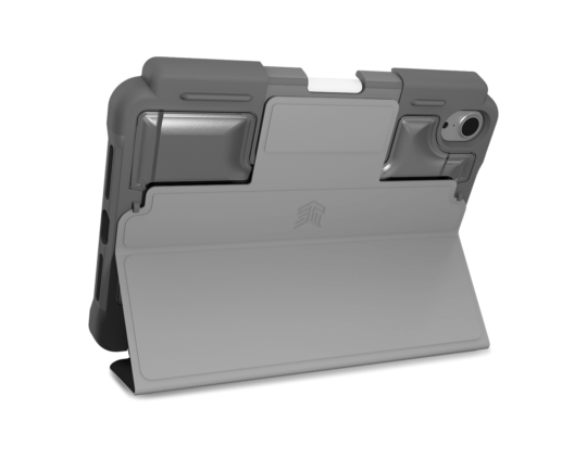 STM dux Plus Flip-Hülle für iPad mini (6. Generation) 8,3" Schwarz