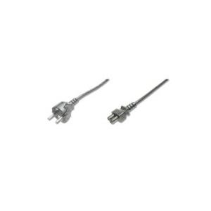 Assmann Netzanschlusskabel, Schuko - C5, St/Bu, 1.8m, H05VV-F3G 0.75qmm, sw (AK-440103-018-S)