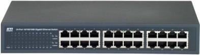 KTI Networks KGS-124 RJ-45 TP ports: 24x shielded 10/100/1000 Mbps. RJ45 ports: 24 Kgs-124 gbit l2 switch 24 prt (KGS-124)