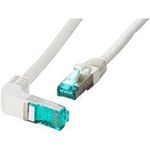 EFB-Elektronik RJ45 Patchkabel Cat.6A S/FTP LSZH 1x90° grau 1m Hersteller: EFB Elektronik (MK6001W.1G)
