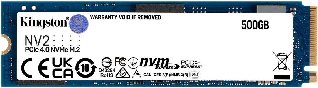 SSD 500GB Kingston M.2 PCI-E NVMe GEN4 NV2 bulk (SNV2S/500GBK)
