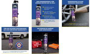 MICHELIN Reifenpannenspray, 750 ml werkzeuglose, einfache Reparatur in wenigen Minuten, - 1 Stück (650080)