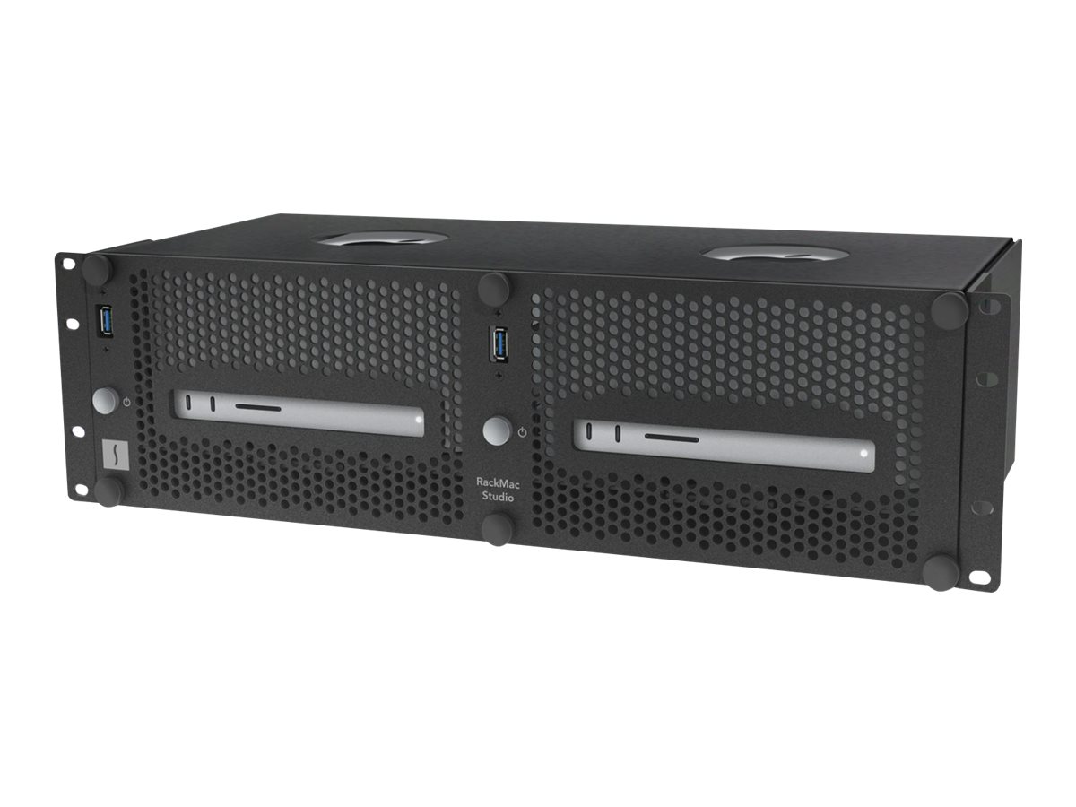 Sonnet RackMac Studio 3U Rack-Montagegehäuse 48,3 cm Schwarz