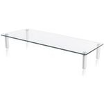 Equip Monitortischerhöhung bis 20kg Glastisch weiß retail (650882)