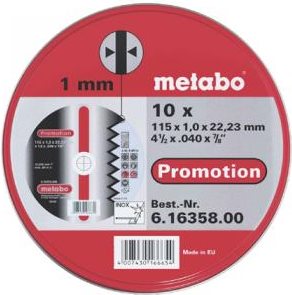 Metabo Trennscheiben Promotion 125 mm (6.16359.00)