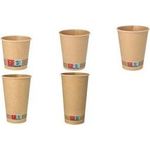 PAPSTAR Papp-Trinkbecher "pure", 0,5 l, braun aus Pappe mit biologisch abbaubarer Beschichtung, - 1 Stück (89158)