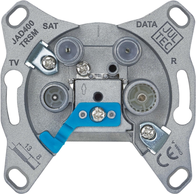 Jultec Stichdose 4-Loch JAD400TRSM65/862/950MHz TV/RADIO/SAT/MODEM (JAD400TRSM)