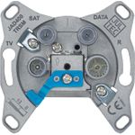 Jultec Stichdose 4-Loch JAD400TRSM65/862/950MHz TV/RADIO/SAT/MODEM (JAD400TRSM)