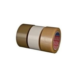 tesapack Verpackungsklebeband 4124, aus PVC, 19 mm x 66 m extrem reißfest, klebstark, Klebemasse aus naturkautschuk (4124-10)