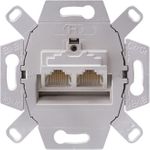 Jung Einsatz UAE-/IAE-/ISDN-Steckdose LS 990, AS 500, CD 500, LS design, LS plus, FD design, A 500, A plus, A creation (UAE8-8UPOK6)