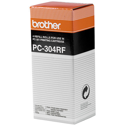 Brother PC304RF Fax-Farbband Schwarz, 4 Stück