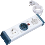 BACHMANN Überlastschutz-Steckdosenleiste Serie 8110, 2-fach (924.164)