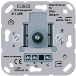 JUNG 211 GDE Elektroschalter Rotary switch Metallisch (211GDE)