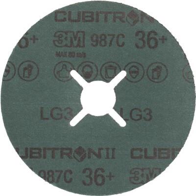 Image of 3M Fiberscheibe VA 125x22mm 80+ 987C cubitron II VE=25 (Pack mit 25 St) (7000028200)