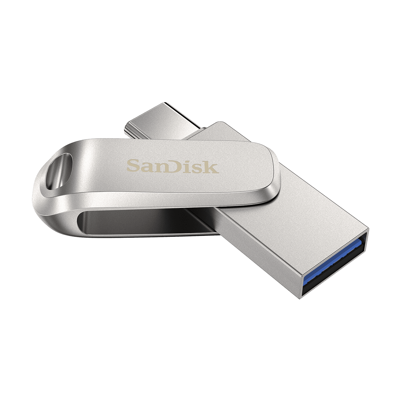 SanDisk Ultra Dual Drive Luxe USB-Flash-Laufwerk 128 GB USB 3.1 Gen 1 USB-C Silber