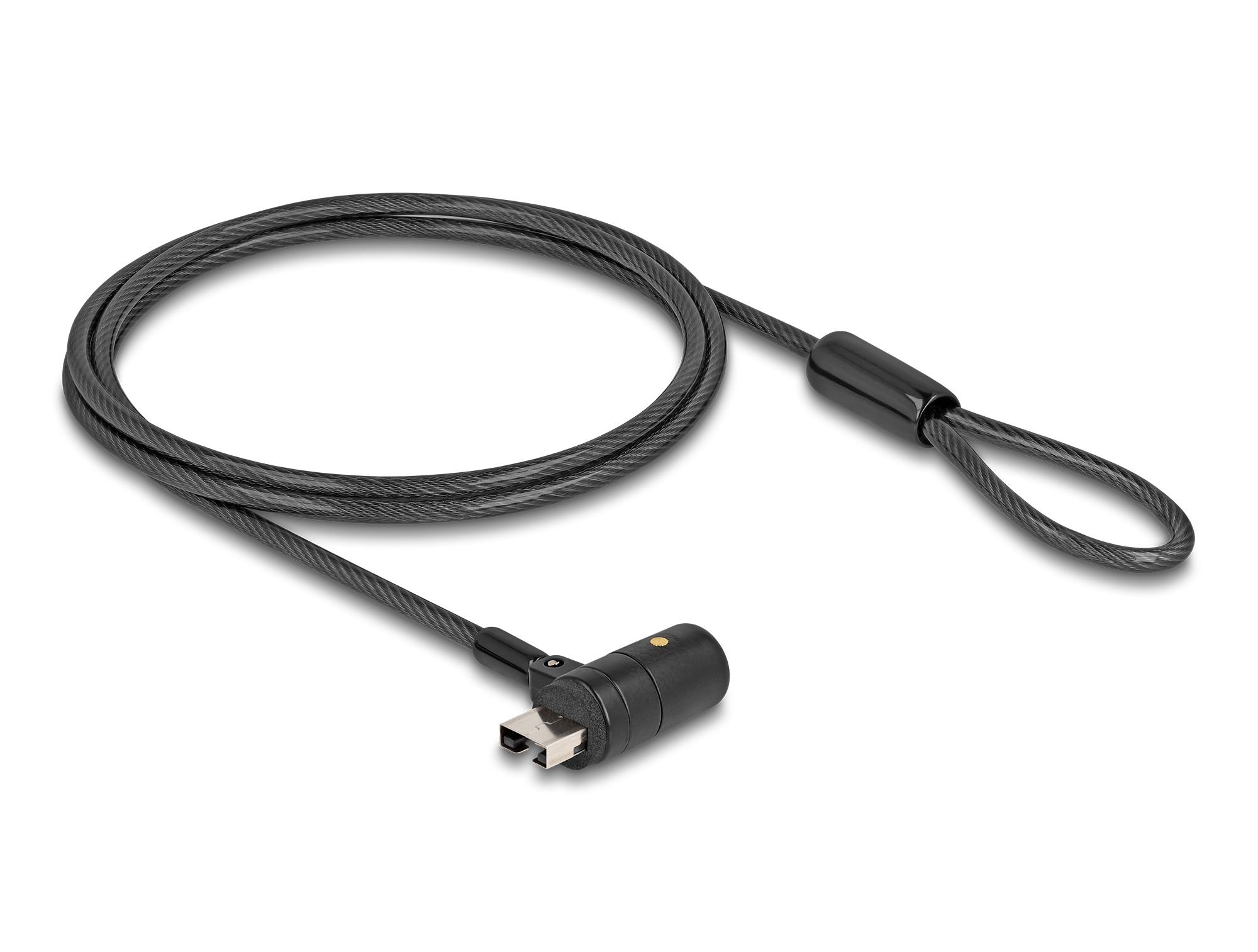 Navilock 20645 Notebook Sicherungskabel USB Typ-A mit Schlüssel 1,8 m Schwarz