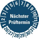 HEIN Industrieschilder HEIN 185780 Prüfplakette NP26-31 bl PF O30mm 500/RO (185780)