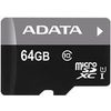 Adata Micro SDHC Retail 85MB/25MB/s 64GB (AUSDX64GUICL10A1-RA1)