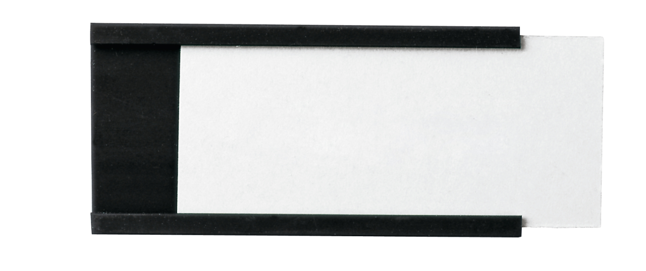 Legamaster Magnetische Etikettenträger 90x30 mm Schwarz