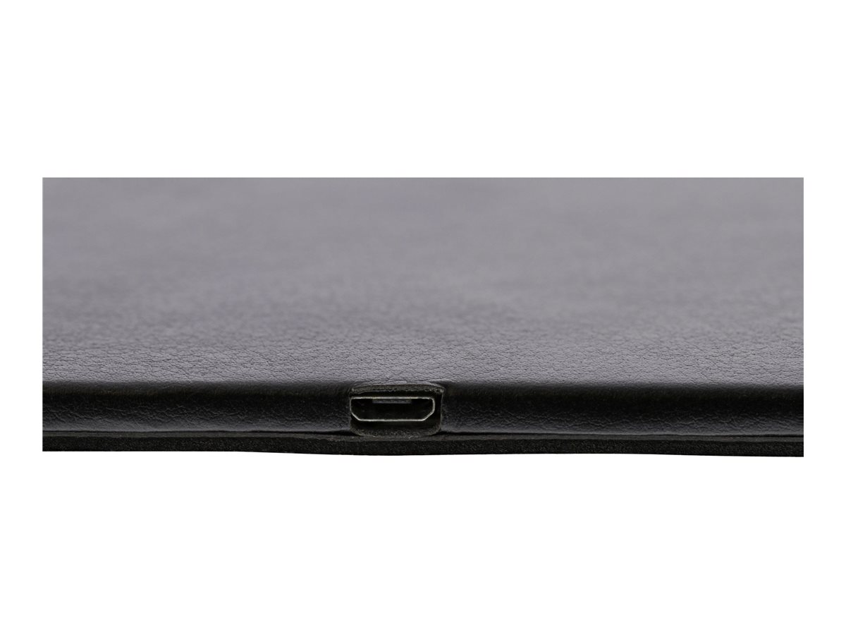 InLine Mauspad mit Wireless Charging (Qi), 10 W, Kunstleder, 370x225x7mm, Schwarz