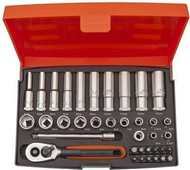 Bahco Steckschlüsselsatz 37teilig SL25L (SL25L)