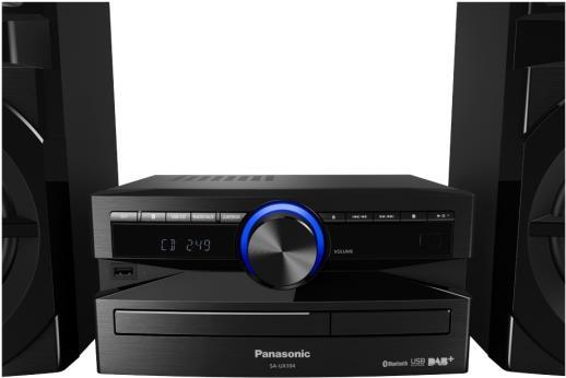 Panasonic SC-UX104EG Home audio mini system 300W Schwarz (SC-UX104EG-K)