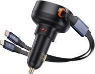 Baseus Autoladegerät Enjoyment USB-C mit Kabel und Lightning 60W (C00057802111-00)