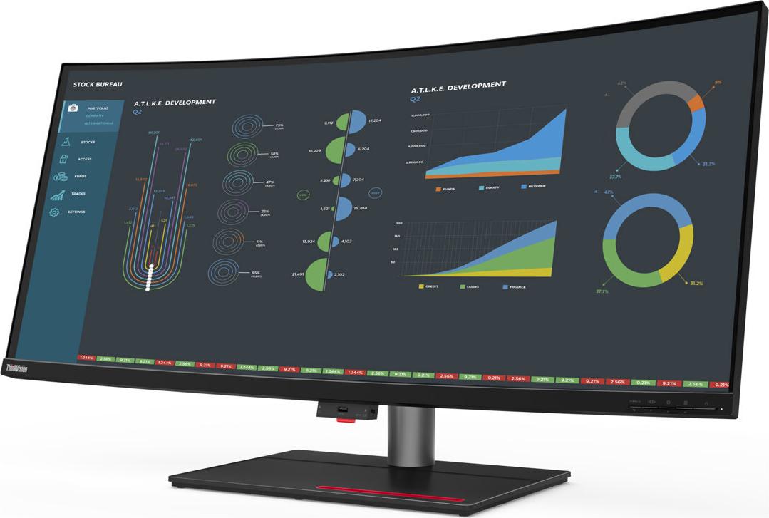 Lenovo ThinkVision P40w-20 96,3 cm (37.9 Zoll) 5120 x 2160 Pixel 5K Ultra HD LED Schwarz (62C1GAT6EU)