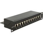 DeLOCK Patch Panel RJ-45 X 12 (43297)