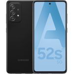 Samsung Galaxy A52s 5G - 5G Smartphone - Dual-SIM - RAM 6 GB / 128 GB - microSD slot - OLED-Display - 6.5" - 2400 x 1080 Pixel - 4x x Rückkamera 64 MP, 12 MP, 5 MP, 5 MP - front camera 32 MP - Awesome Black