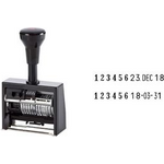 REINER Paginierstempel "ND6K" mit Datum, 6-stellig Zifferngröße: 4,5 mm, automatische Räderschaltung: 5 Stellen - 1 Stück (00000201000-050)