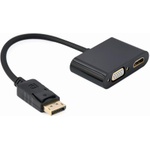 Gembird A-DPM-HDMIFVGAF-01 DisplayPort-Kabel 0,1 m Schwarz (A-DPM-HDMIFVGAF-01)