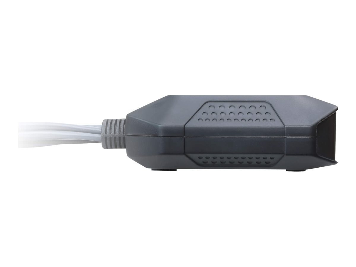 ATEN CS22DP 2-Port USB DisplayPort Kabel-KVM-Switch Schwarz