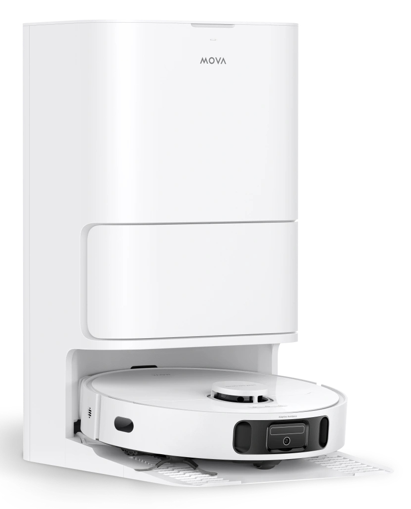 MOVA E40 Ultra Saug-Wisch-Roboter mit Reinigungsstation 19.000 Pa 260 min Schwarz, Weiß