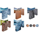 HERMA Motivordner "Nature", DIN A4, Ice Rückenbreite: 70 mm, aus stabilem Karton, fühlbar veredelte - 1 Stück (19650)