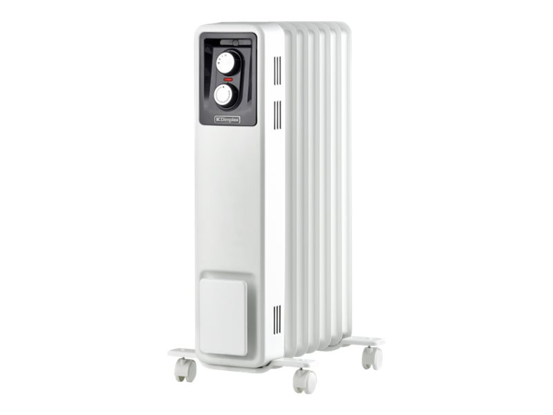 Dimplex RD 1007 TS Ölfreier Rippenradiator 1,5 kW Weiß/Anthrazit