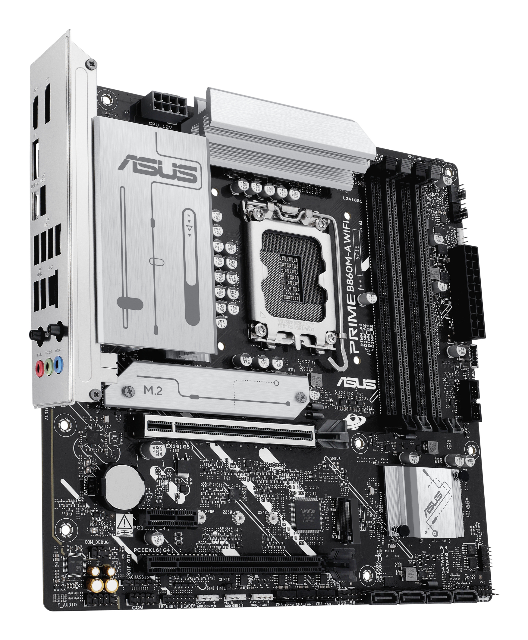 ASUS PRIME B860M-A WIFI Mainboard Intel B860 LGA 1851 mATX DDR5 Schwarz