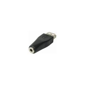 USB/Klinke Adapter, USB Buchse A auf 3,5mm Klinke Buchse, Good Connections®